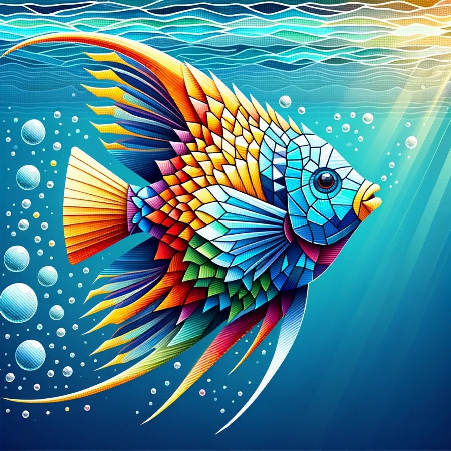 French angelfish